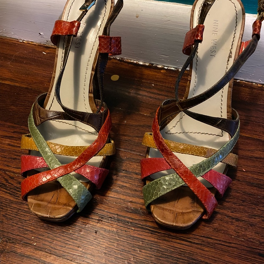 Nine West used sandals
